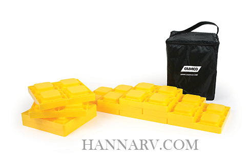 Camco 44505 | RV & Camper Leveling Block Caps | 10 Pack